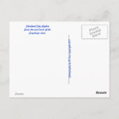 Post Card Cleveland Skyline Briefkaart (Achterkant)