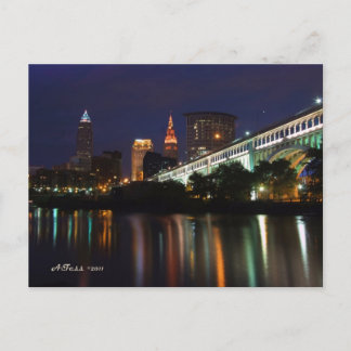 Post Card Cleveland Skyline Briefkaart