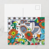 Post Card Day of the Dead 9 Briefkaart (Voorkant / Achterkant)