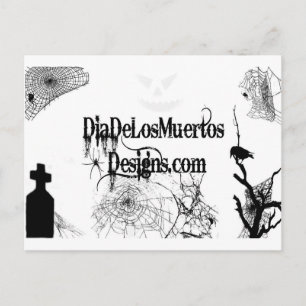 Post Card DiaDeLosMuertosDesign Script Briefkaart