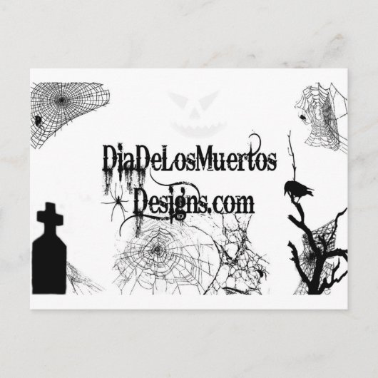 Post Card DiaDeLosMuertosDesign Script Briefkaart (Voorkant)