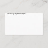 Post Card From The Heart Visitekaartje (Achterkant)