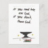 Post Card Funny-kerkborden Briefkaart (Voorkant)