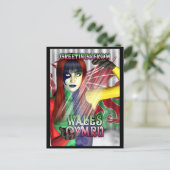 Post Card Greetings uit Wales, Cymru, Dragon Briefkaart (Staand voorkant)