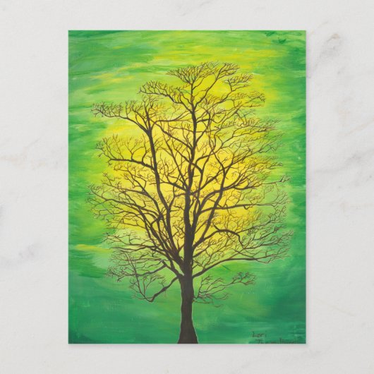 Post Card - Groene Boom Briefkaart (Voorkant)