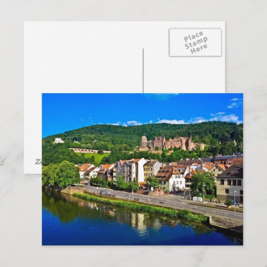 post card Heidelberg, Duitsland; Briefkaart (Voorkant / Achterkant)
