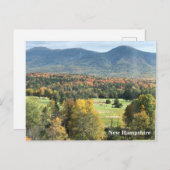 Post Card "Herfst Foliage & Mountains" Briefkaart (Voorkant / Achterkant)