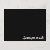 Post-card Kopenhagen 's nachts Briefkaart (Voorkant)