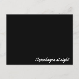 Post-card Kopenhagen 's nachts Briefkaart