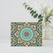 Post Card met Morrocan Design Briefkaart (Staand voorkant)