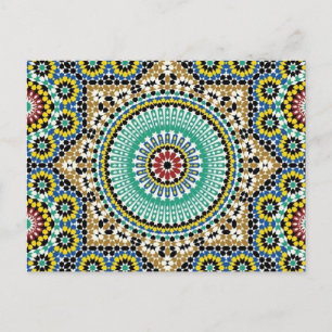 Post Card met Morrocan Design Briefkaart