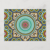 Post Card met Morrocan Design Briefkaart (Voorkant)