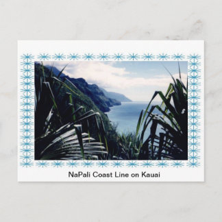 Post Card-NaPali Coastline, Kauai, Hawaii Briefkaart