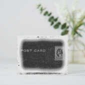 "Post Card" (negatief) Briefkaart (Staand voorkant)