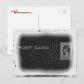 "Post Card" (negatief) Briefkaart (Voorkant / Achterkant)