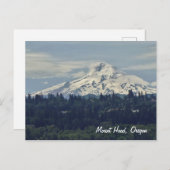 Post Card of Mount Hood, Oregon Briefkaart (Voorkant / Achterkant)
