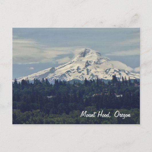 Post Card of Mount Hood, Oregon Briefkaart (Voorkant)