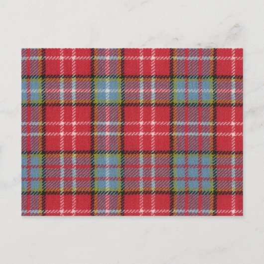 Post Card Ogilvie Old Rare Ancient Tartan Briefkaart (Voorkant)