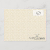 Post card Paars Fairy Briefkaart (Achterkant)