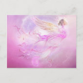 Post card Paars Fairy Briefkaart (Voorkant)
