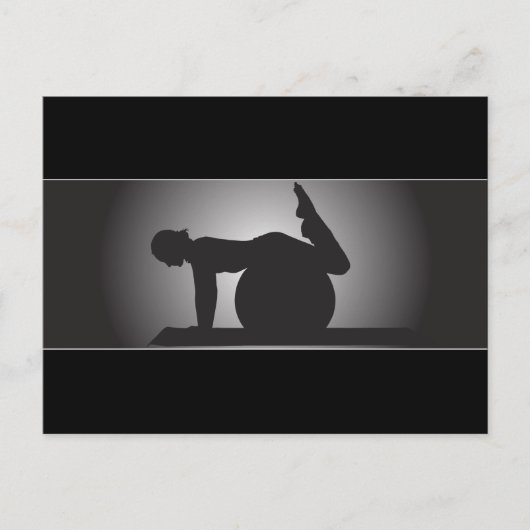 Post Card Pilates Briefkaart (Voorkant)