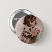 Post Card Romantic Ronde Button 5,7 Cm (Voorkant /achterkant)