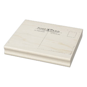   Post Card Rubber Art Stamp Rubberstempel