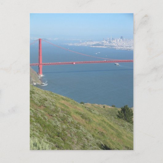 Post Card: San Francisco, Golden Gate Bridge Briefkaart (Voorkant)