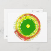 Post Card Spin Art Briefkaart (Voorkant / Achterkant)