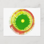 Post Card Spin Art Briefkaart (Voorkant)