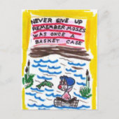 Post Card with funny church signs Briefkaart (Voorkant)