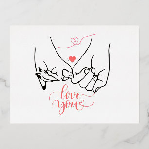 Post cards folie feestdagen briefkaart