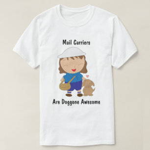 Post Carrier Postal Worker Appreciation Vrouw T-shirt