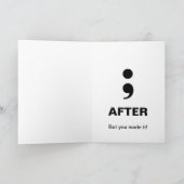 Post Colon Surgery Groet Kaart (Binnen)