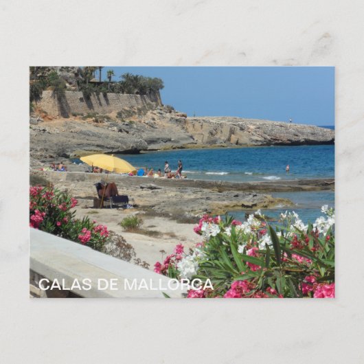 post de Calas de Mallorca, Playa Briefkaart (Voorkant)