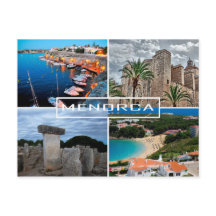 post de la isla de Menorca - Minorca