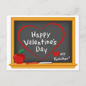 Post een Happy Valentijns's Groet aan Docent Briefkaart (Voorkant)