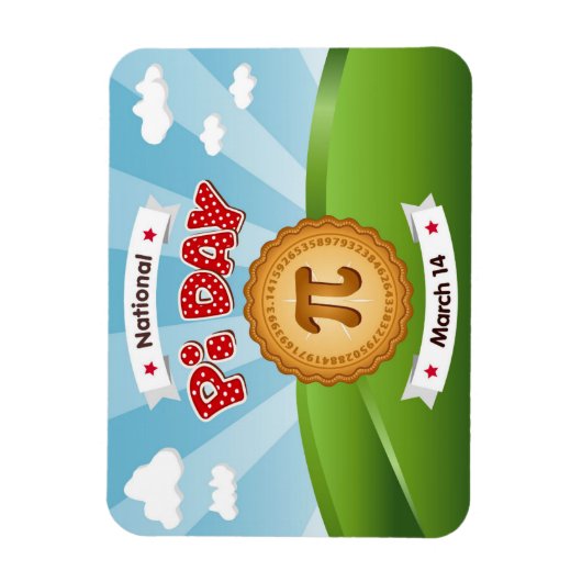 Post een Pi Day Magneet (Verticaal)