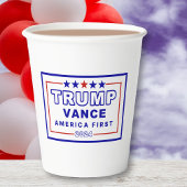Post Election Novelty Trump-Vance 2024 8oz Papieren Bekers