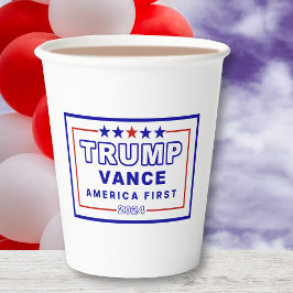 Post Election Novelty Trump-Vance 2024 8oz Papieren Bekers