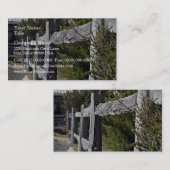 Post- en spooromheining visitekaartje (Voorkant / Achterkant)