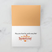 Post Feast Dilemma Een Grappige Thanksgiving Feestdagen Kaart (Binnen)