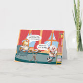 Post Feast Dilemma Een Grappige Thanksgiving Feestdagen Kaart (Voorkant)