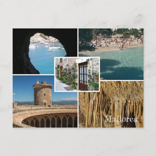 post fotomontaje de Mallorca - Majorca Briefkaart (Voorkant)
