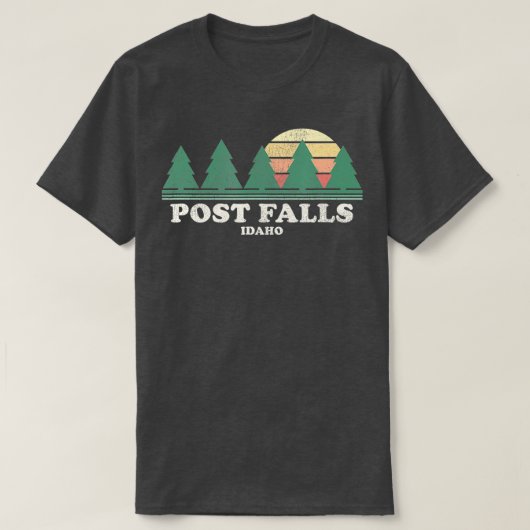 Post Herfst ID  Throwback Retro 70s Design T-shirt (Design voorkant)