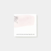 Post het bericht Custom Pink Wash Post-it® Notes (Voorkant)