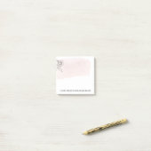 Post het bericht Custom Pink Wash Post-it® Notes (Op bureau)