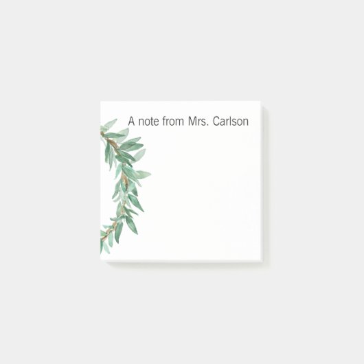 Post het briefje met spleet post-it® notes (Voorkant)