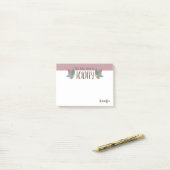 Post het merkt gepersonaliseerde, veer motivatie post-it® notes (Op bureau)