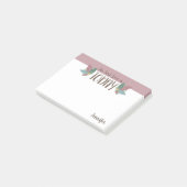 Post het merkt gepersonaliseerde, veer motivatie post-it® notes (Schuin)